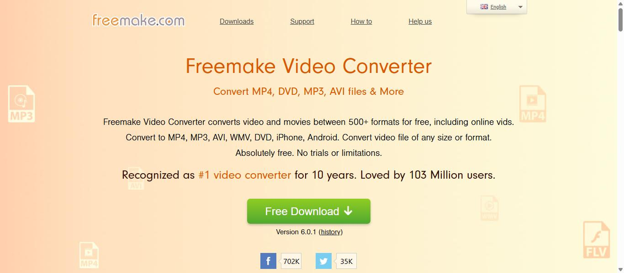 Freemake's official homepage